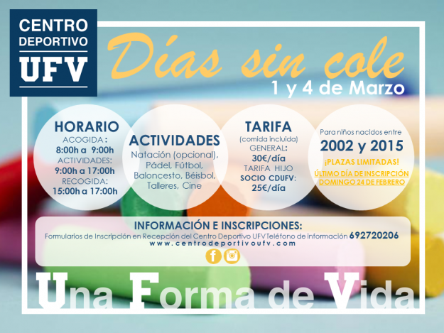 CARTEL DIAS SIN COLE MARZO GENERAL